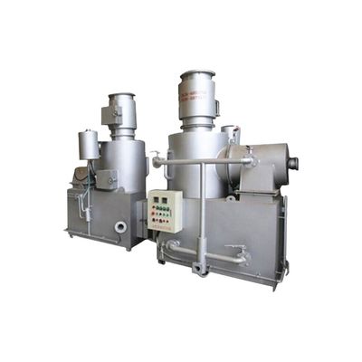 Incinerador de resíduos para resíduos químicos domésticos e de animais de estimação com capacidade de combustão de 30 a 50 kg/h