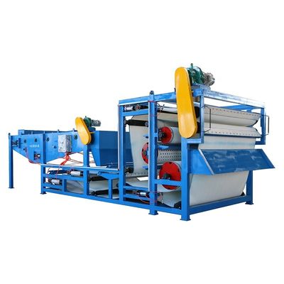 3-25 cbm/h Pressão de filtragem tipo correia para tratamento de lodo municipal