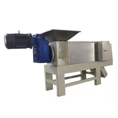 Máquina de desaguagem de resíduos alimentares a motor de 800 kg com peneira fina e prensa de parafuso