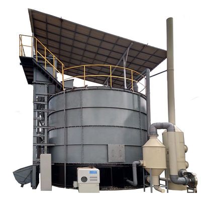 Tanque de fermentação de fertilizantes de exploração de vacas controlado por PLC com capacidade e projeto de 8-12 m3/dia