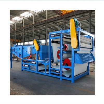 Pressão de filtragem de cintura de aço inoxidável para desaguamento de lama em grande escala Capacidade 3-25m3/H