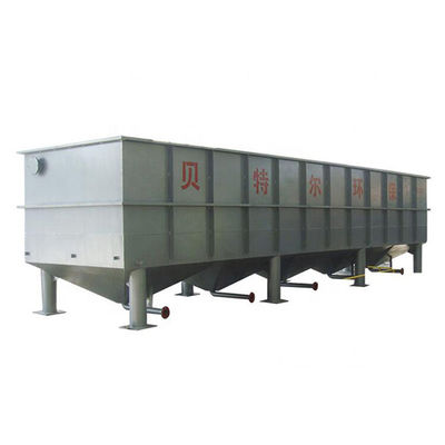 Tanque de sedimentação de fluxo vertical para tratamento de águas residuais de aço carbono