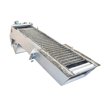 Equipamento de tratamento de águas residuais de tela grosseira de grade esportiva com intersticio de grade de 1-60 mm