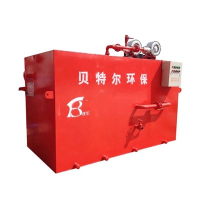 Equipamento integrado de tratamento de esgoto MBR de 2000L/H com tecnologia de cores personalizada