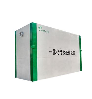 Equipamento integrado rectangular de tratamento de águas residuais com conceção de tratamento biológico