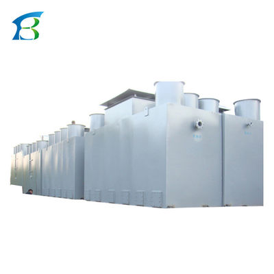 Equipamento de tratamento de esgoto MBR com sistema de dosagem móvel e tecnologia ultrasônica