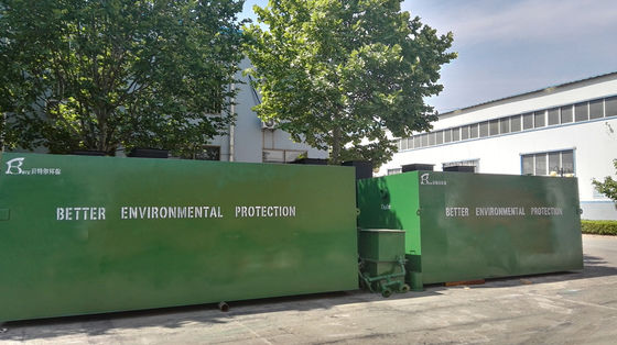 Lojas de vestuário 1000L/H Compacto purificador de águas residuais industriais para resíduos municipais