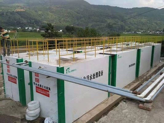 300*150*270cm Pequena estação de tratamento de águas residuais para tratamento de águas residuais industriais domésticas