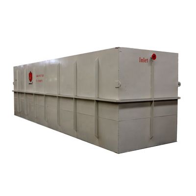 Sistema de depuração de águas residuais de matadouros modular para lavagem de automóveis 4121 kg Peso