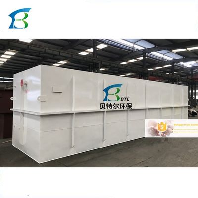 Tratamento de águas residuais escolares Tanque séptico de aço carbono Com para lojas de materiais de construção