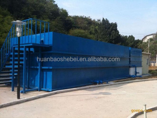 500L/H Compacta Membrana Litro Instalação Móvel de Tratamento de Água por Electrocoagulação Para Tratamento de Águas Residuais Mbr