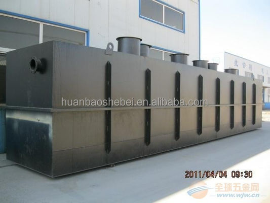 30 M3/Dia MBR Membrana Bio Reactor em recipiente para esgoto doméstico 3000 kg de peso