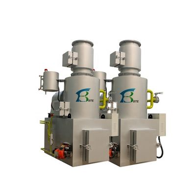 Tratamento de resíduos Incinerador de alta temperatura para hospitais Resíduos sólidos animais mortos e animais de estimação 1