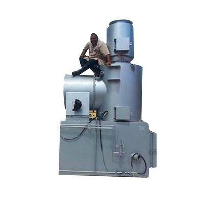Incinerador com tratamento de combustão por vento anular para a triagem de instalações de reciclagem de resíduos