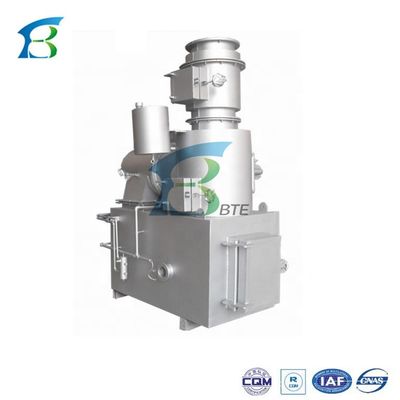 Incinerador com tratamento de combustão por vento anular para a triagem de instalações de reciclagem de resíduos