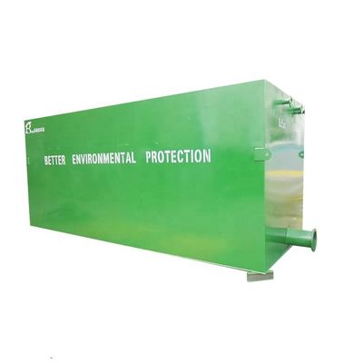 Sistema de tratamento de águas residuais em recipientes integrado a cores personalizado para uso industrial
