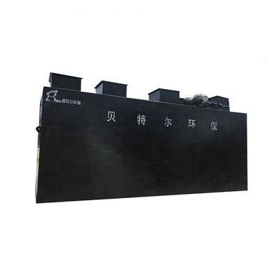 Sistema de tratamento de águas residuais em recipientes integrado a cores personalizado para uso industrial