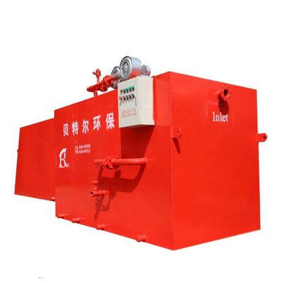 Equipamento integrado de tratamento de águas residuais industriais em recipientes com potência de 0,5 a 5,5 kW