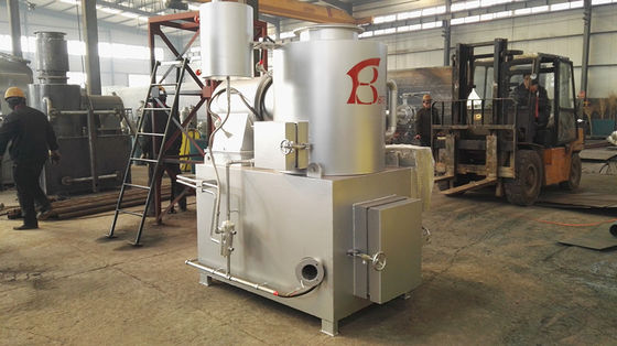 Incinerador de resíduos sem fumo para eliminação de resíduos hospitalares 0,37KW em lojas de alimentos e bebidas