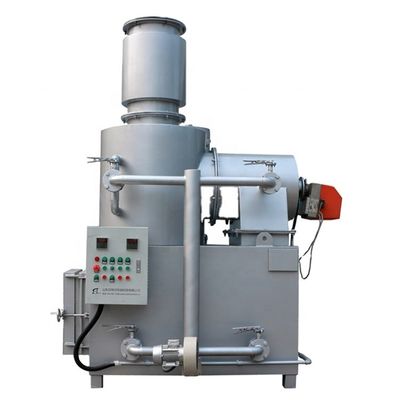 Máquinas de eliminação de lixo Incinerador semi-automático de tamanho personalizado para queima de resíduos