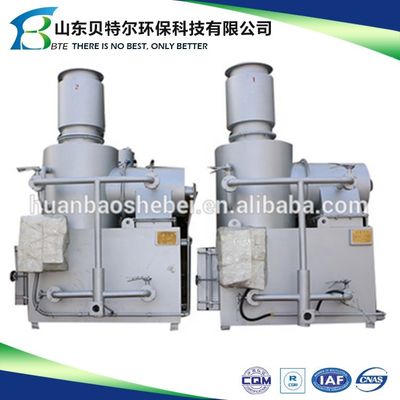 Incinerador de pequenos resíduos para tratamento de resíduos hospitalares 220v/380v Voltagem Diesel Oil/Gas Fuel