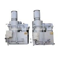 Incinerador de resíduos para resíduos químicos domésticos e de animais de estimação com capacidade de combustão de 30 a 50 kg/h