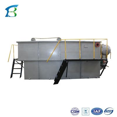 Embalagem navegável 3-37kw Tipo hospital Pre-tratamento de esgoto Dissolvente máquina de flutuação de ar