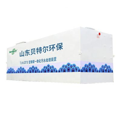 Equipamento de reutilização de água rectangular para tratamento de esgoto ecológico