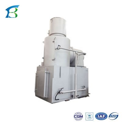 Incinerador de resíduos de cremação animal com capacidade de 100-500 kg/h e cor personalizada