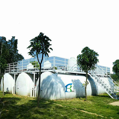 Tanque séptico Tanques de armazenamento de FRP Máquina de água para tratamento de esgoto