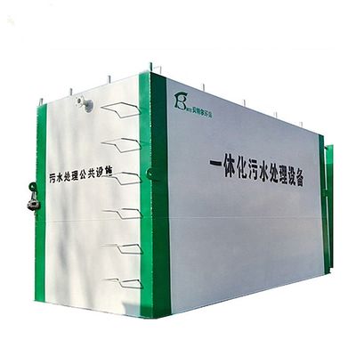 3000L/H MBR MBBR A2O Biofiltro para tratamento de águas residuais de abate