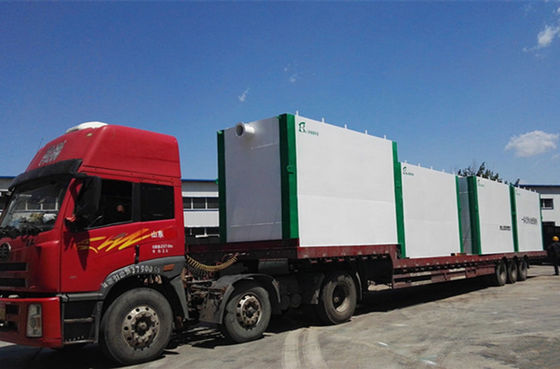 3000L/H MBR MBBR A2O Biofiltro para tratamento de águas residuais de abate
