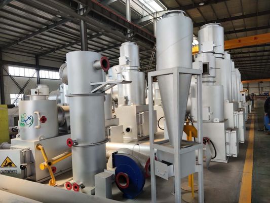 Máquina de incineração de resíduos industriais sem fumo