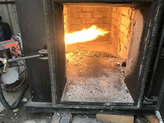 Máquina de incineração de resíduos industriais sem fumo
