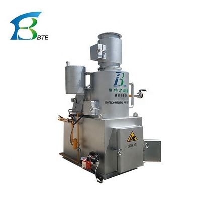 Incinerador eficaz de resíduos sólidos para hospitais e resorts Combustível diesel/gás natural/GPL
