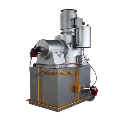 Forno portátil de incineração de resíduos sem fumo para tratamento de resíduos a tensão 380v/220v
