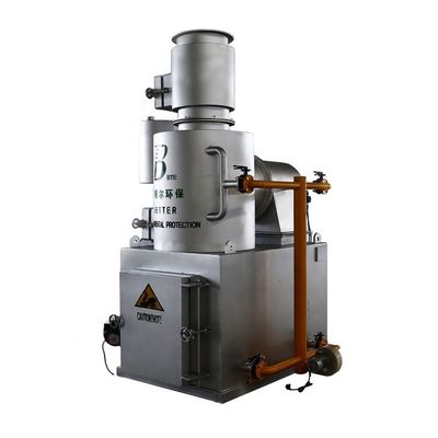 Forno portátil de incineração de resíduos sem fumo para tratamento de resíduos a tensão 380v/220v