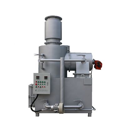 2300 kg Peso 10-500 kg/h Incinerador sem fumo para máquinas de eliminação de resíduos hospitalares