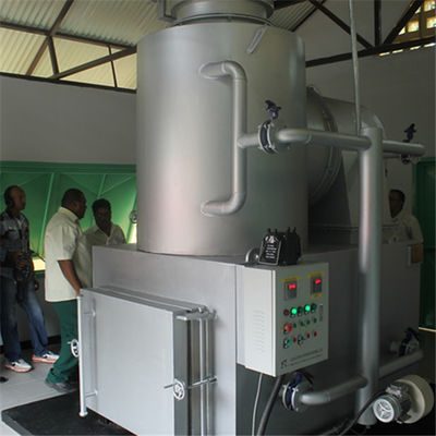 2300 kg Peso 10-500 kg/h Incinerador sem fumo para máquinas de eliminação de resíduos hospitalares
