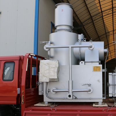2300 kg Peso 10-500 kg/h Incinerador sem fumo para máquinas de eliminação de resíduos hospitalares