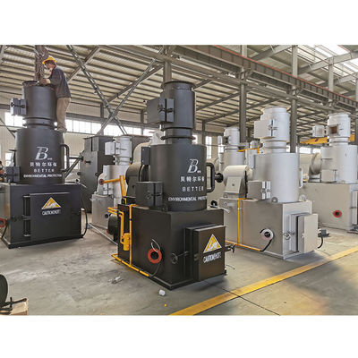Máquina de incineração de resíduos de animais com potência de 0,37 kW