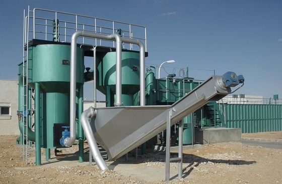 Máquina de tratamento de águas residuais para remoção de areia de ciclones separador com suporte técnico de vídeo