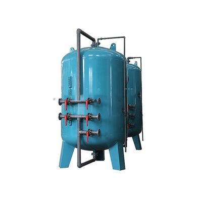Tanque de filtragem de água de carbono ativado por PLC para equipamento de purificação de água