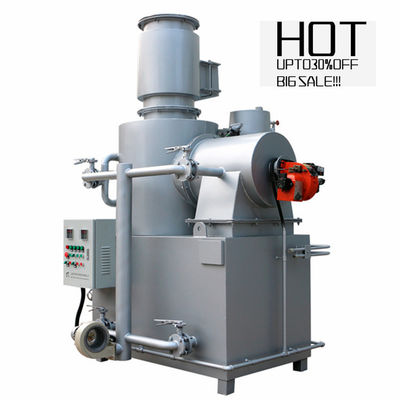 Mini-incinerador de resíduos sem fumo para instalações de pirólise de resíduos plásticos