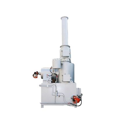 Combustível Diesel Oil Incinerador Hospitalar Sem Fumo Máquina de Pirólise 30-150 kg/hora