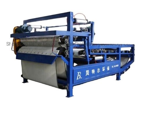 Pressão de filtragem de cinturão de tratamento de águas residuais com material de aço inoxidável/aço carbono