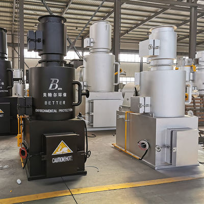 Incinerador de Resíduos Médicos de Animais Mortos para Animais de Criança e Criança 750L/H Forno de Resíduos para Resíduos Industriais