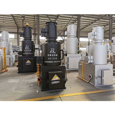 Incinerador de Resíduos Médicos de Animais Mortos para Animais de Criança e Criança 750L/H Forno de Resíduos para Resíduos Industriais