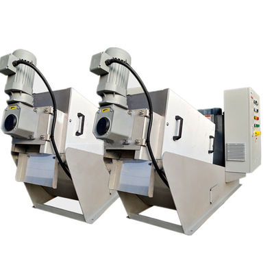 1 Equipamento agrícola Esgoto de porco Esgoto de esterco Pressa de parafuso Máquina de depuração de lodo de eliminação de resíduos 0.75