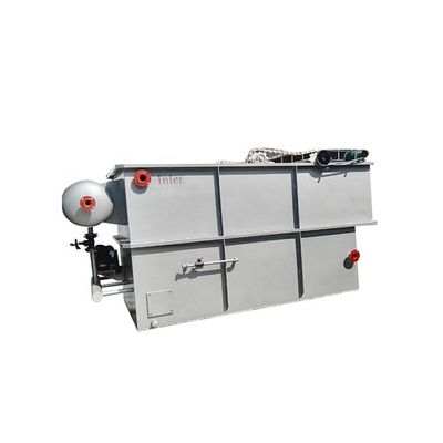 Equipamento de pré-tratamento de águas residuais de flutuação por ar rectangular 1000 kg